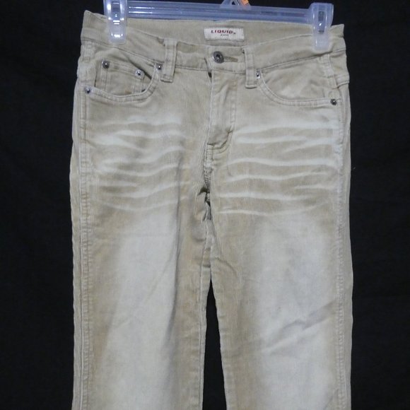 LIQUID JEANS | size 1 | Retro Flared Corduroy / Cords Pants | NWOT - Picture 6 of 16
